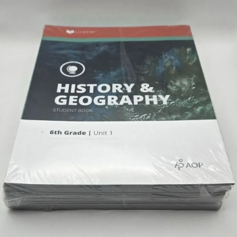 LIFEPAC 6th Grade History & Geography Complete Set 10 Books + Teacher Guide NEW